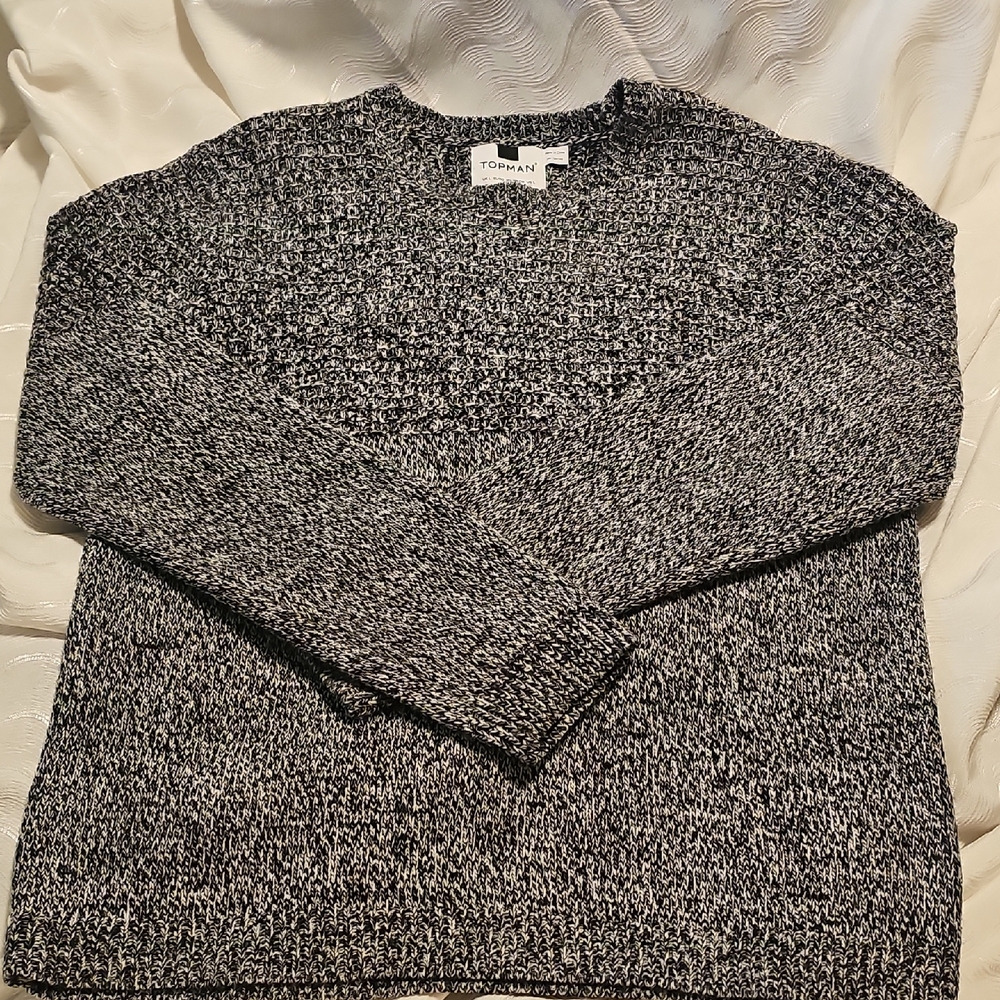 Topman Monochrome Knit Sweater